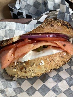 Lox bagel