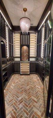 Wine cellar LED lighting.