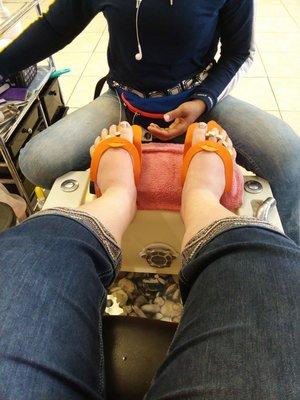 Pedicures are so nice