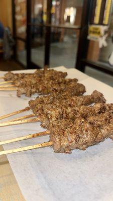 Lamb Kebab and Beef Kebab