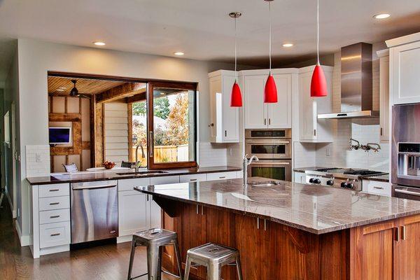 Change the look of your kitchen with new countertops.