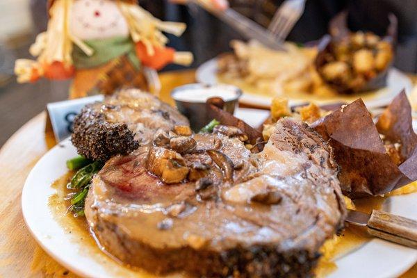 Thanksgiving 2020 meal: Prime Rib Roast Meal ($35)