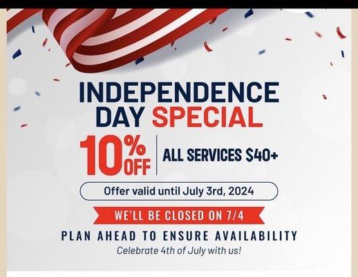 July 4th special!