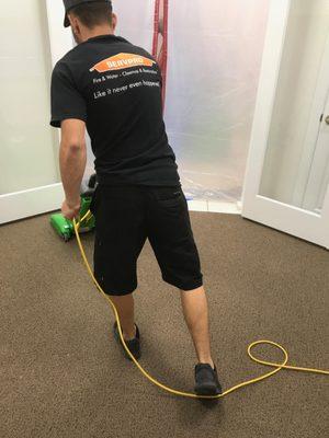 SERVPRO in action!