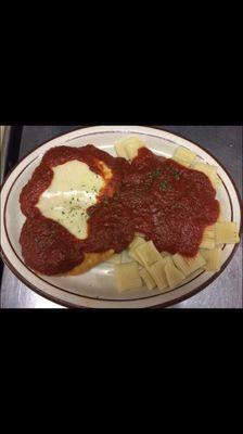 Chicken Parmesan with Rigatoni