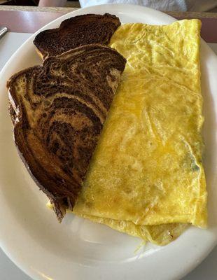 Spinach omelet