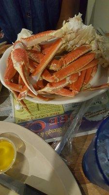 2lbs of crab legs....