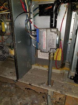 A customers furnace i repaired