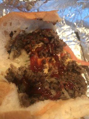 Cheese Steak Hot Sub