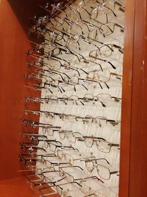 Plenty of different types of glasses to choose from