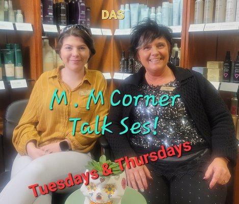 M . M Corner Talk Ses with Makenzie & Morgan.