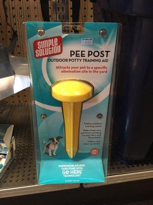 Want your pet to pee somewhere special?!