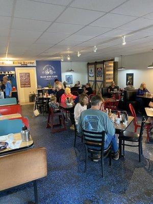 Inside dining area