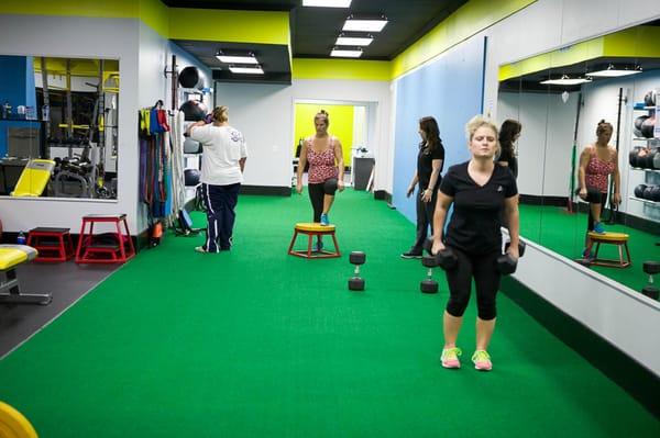 Personal training at our gym for strength, tone, fat loss, muscle and flexibility.