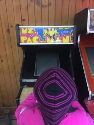 Ms. Packman. I have not seen this Arcade game, original in years.