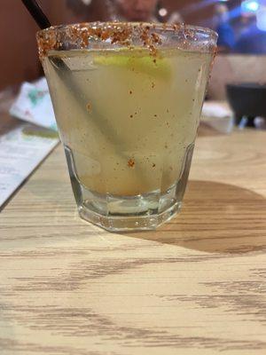 Margarita with Tajin rim