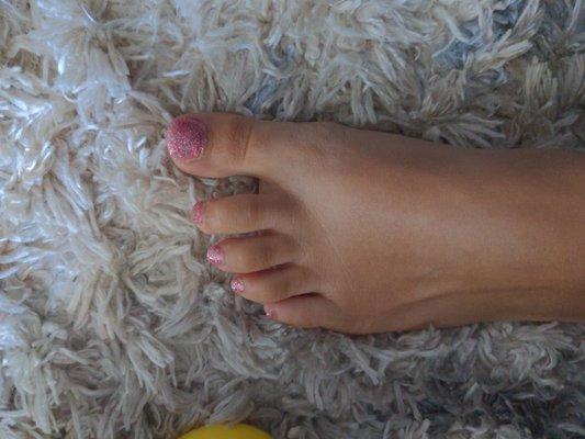 2 week old pedicure