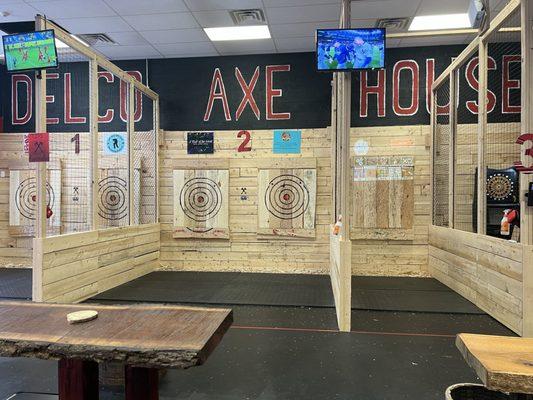 Axe throwing targets