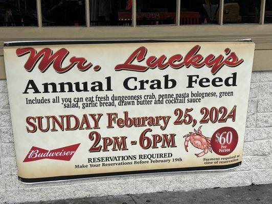 Annual crab feed