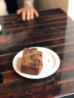 Gf chocolate chip banana bread