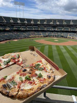 Pizza and baseball