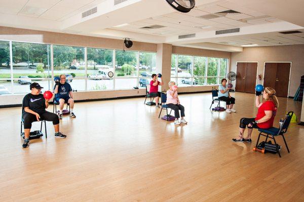 Social Distanced Classes at ClubFitness