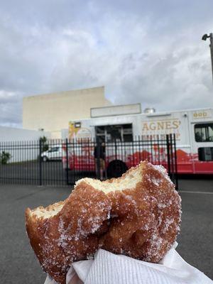 The best malasada! Eat one hot and fresh in the parking lot