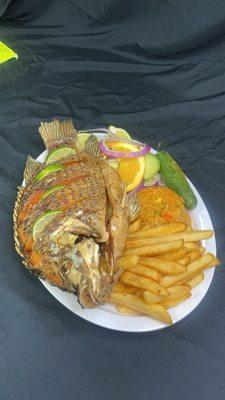 Mojarra frita combo