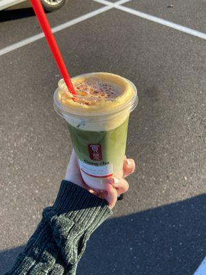 Strawberry Matcha Latte