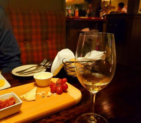 Excellent Sonoma Aviary Chardonnay paired with Vermont cheese board - (9/1/2021)