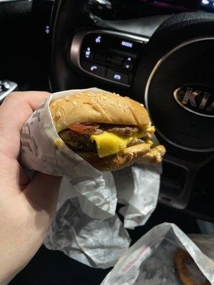 Double Western Bacon Cheeseburger