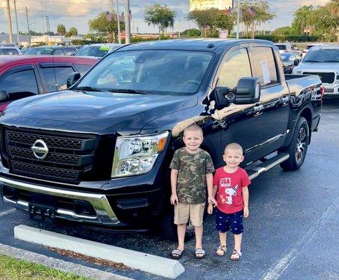 2021 Nissan Titan with 12,000 miles