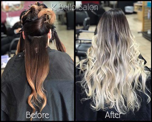 Ombré hair color