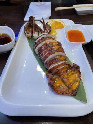 Grilled squid