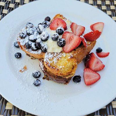 Berry Marscapone Brioche French Toast