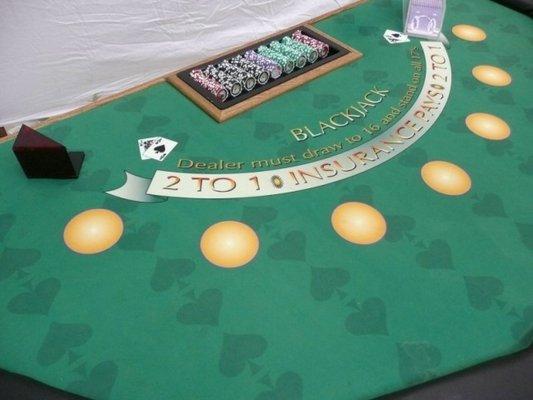 Blackjack is typically almost always included in every casino party. Choose ACES quality tables!