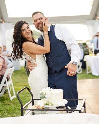 How stunning is this couple?! Hair by the Synergy Bridal Division.