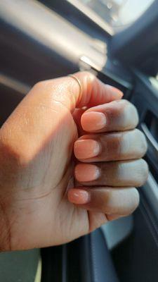 Dip on natural nails