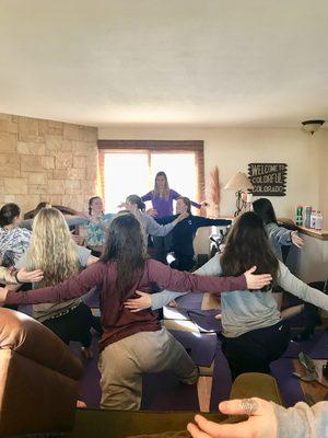 Private Yoga Class for Team Colorado U16 AAA Hockey