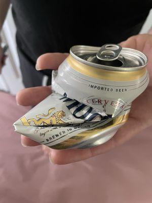 Good ol' beer can left over from Smith & Douglas home builders in my attic that my current remodel contractor found.