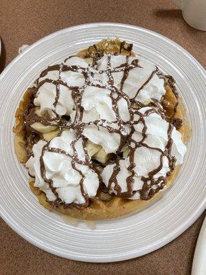 Special Nuetlla Waffle