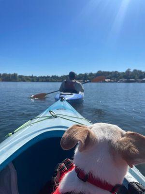 15 lbs in solo kayak