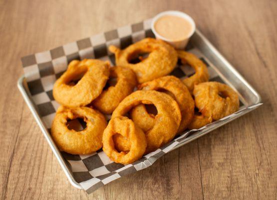 Homemade onion rings