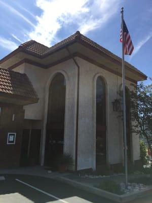 Entrance to the office