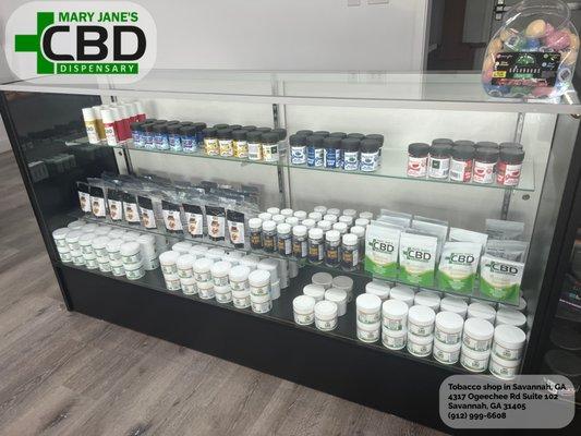 Mary Jane's CBD Dispensary's is the top smoke shop on Ogeechee Road in
Savannah! #CBD #Store #Vape #Shops #tobacco #store