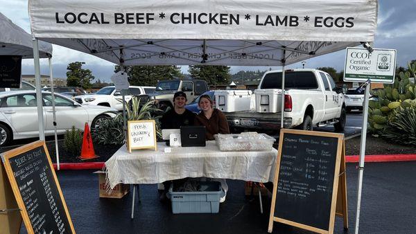 Meet Steele and Ariana today with the best beef  at the market