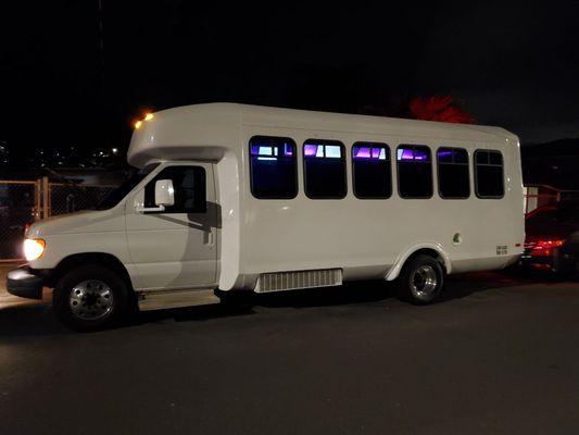 Our Karaoke bus with over 50k songs in playlist