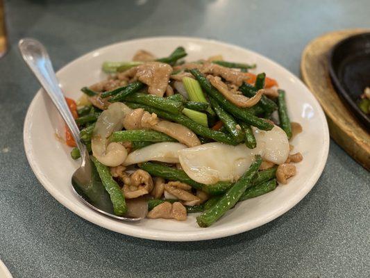 Gourmet Dinner for Six - Sautéed Squid & Chicken with Sugar Peas