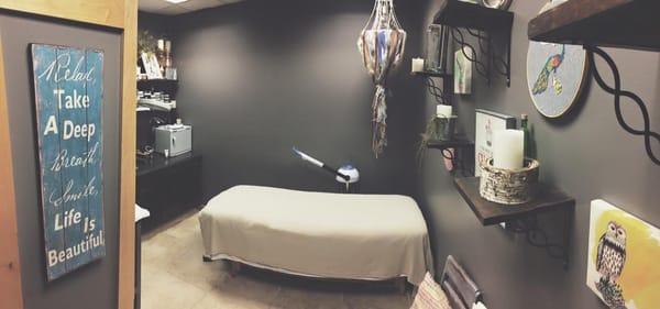 Experience Eminence Organic Skincare in our spa room!