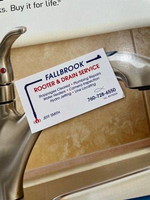 Fallbrook Rooter & Drain Service